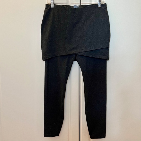 CAbi M'Leggings Skirted Leggings - Charcoal grey Sz S - Picture 3 of 7